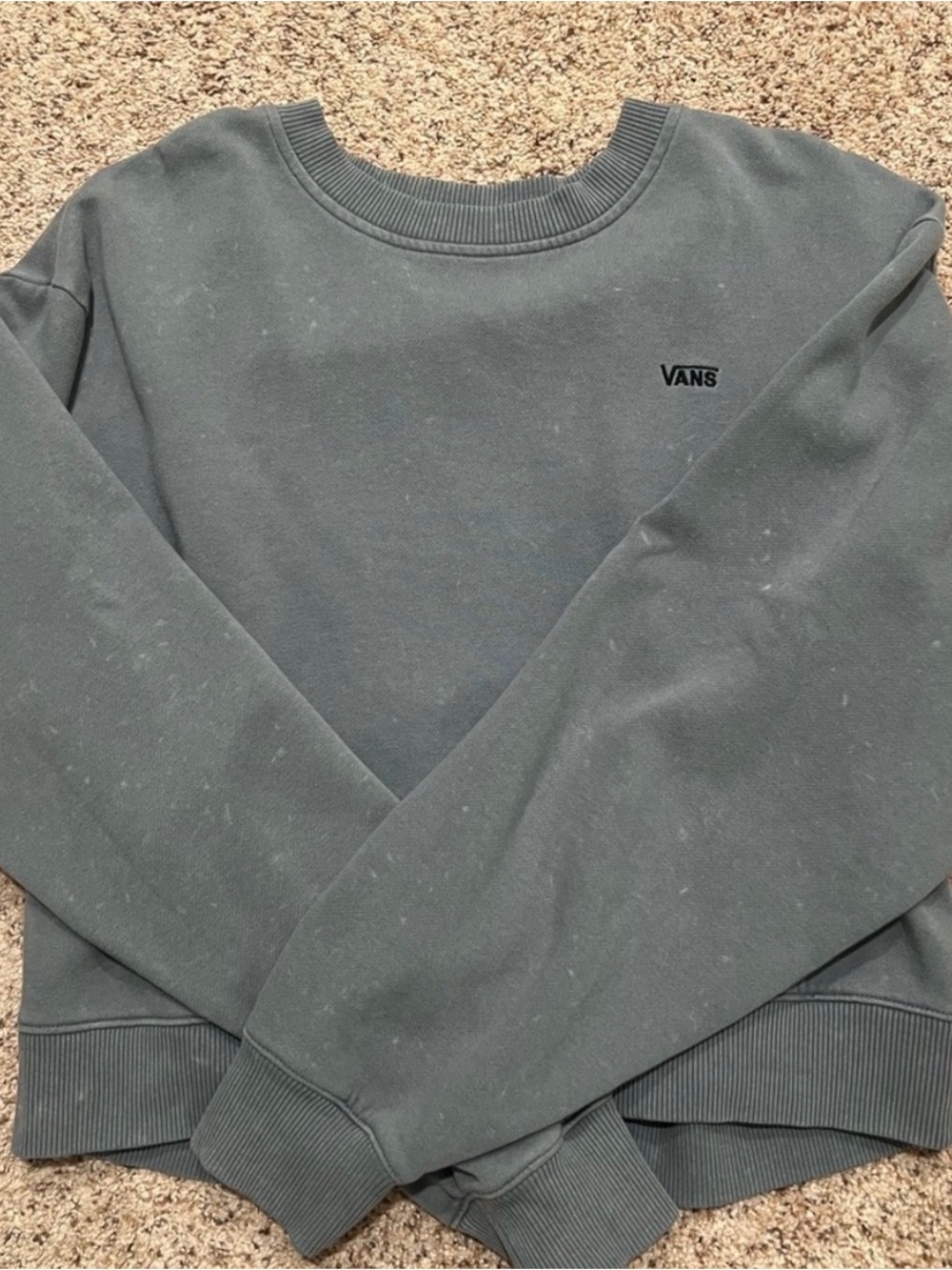 Vans Crewneck Sweater — Slate Gray